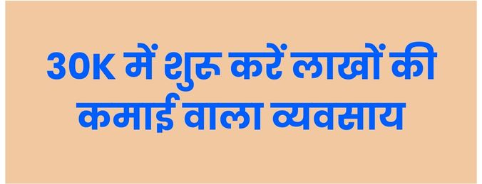 ₹30,000 में कौन सा बिजनेस करें - नया बिजनेस है !