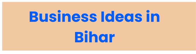 बिहार में कौन सा बिजनेस खूब चलेगा ? - Business Ideas in Bihar