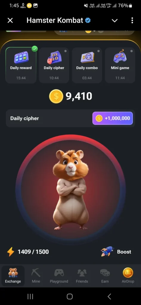 Hamster Kombat Daily Combo: पैसे कैसे कमाए? : Daily Cipher, Diamond Key Generator